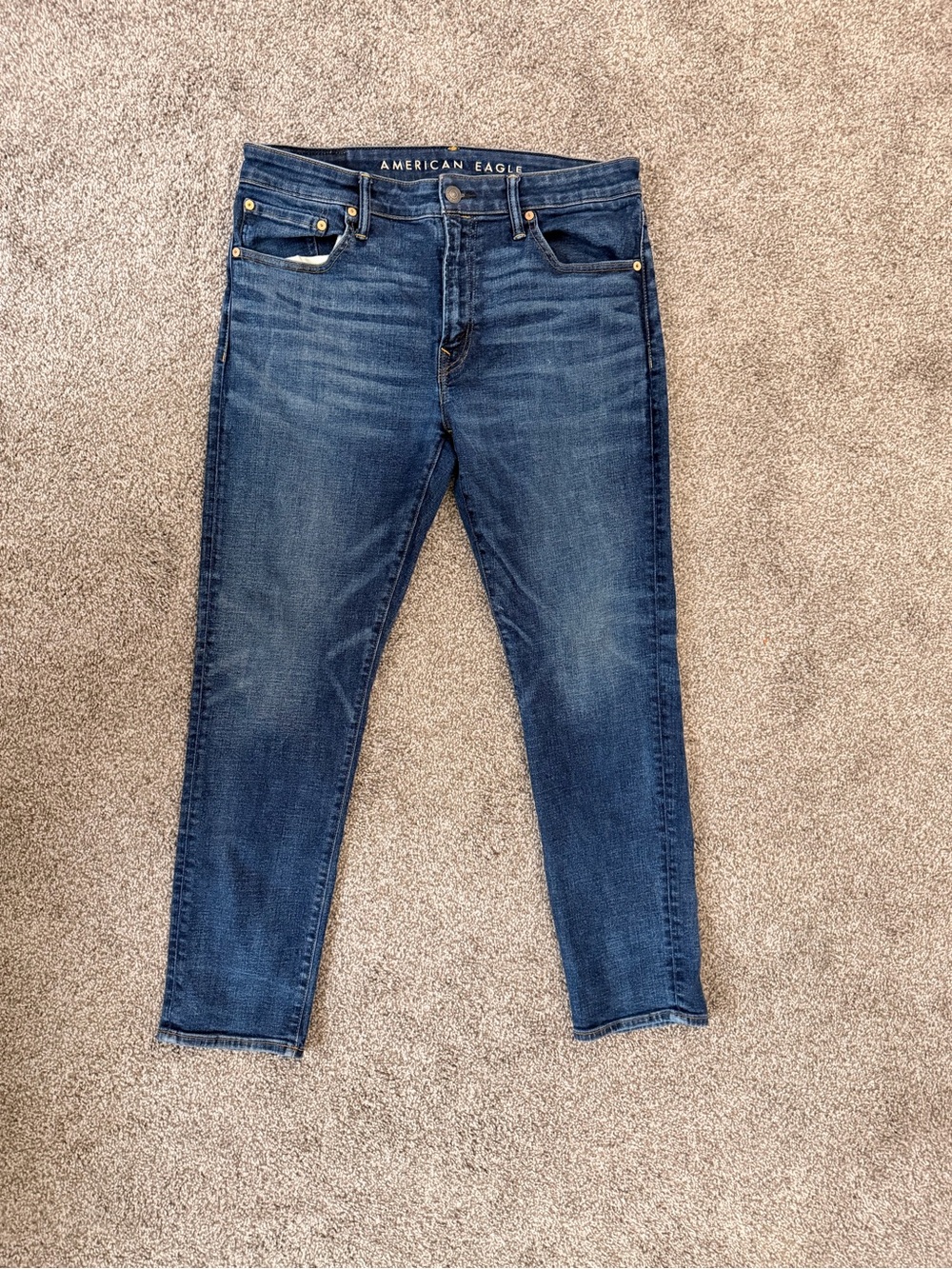 American Eagle Outfitters Men’s Dark Blue Skinny Jeans